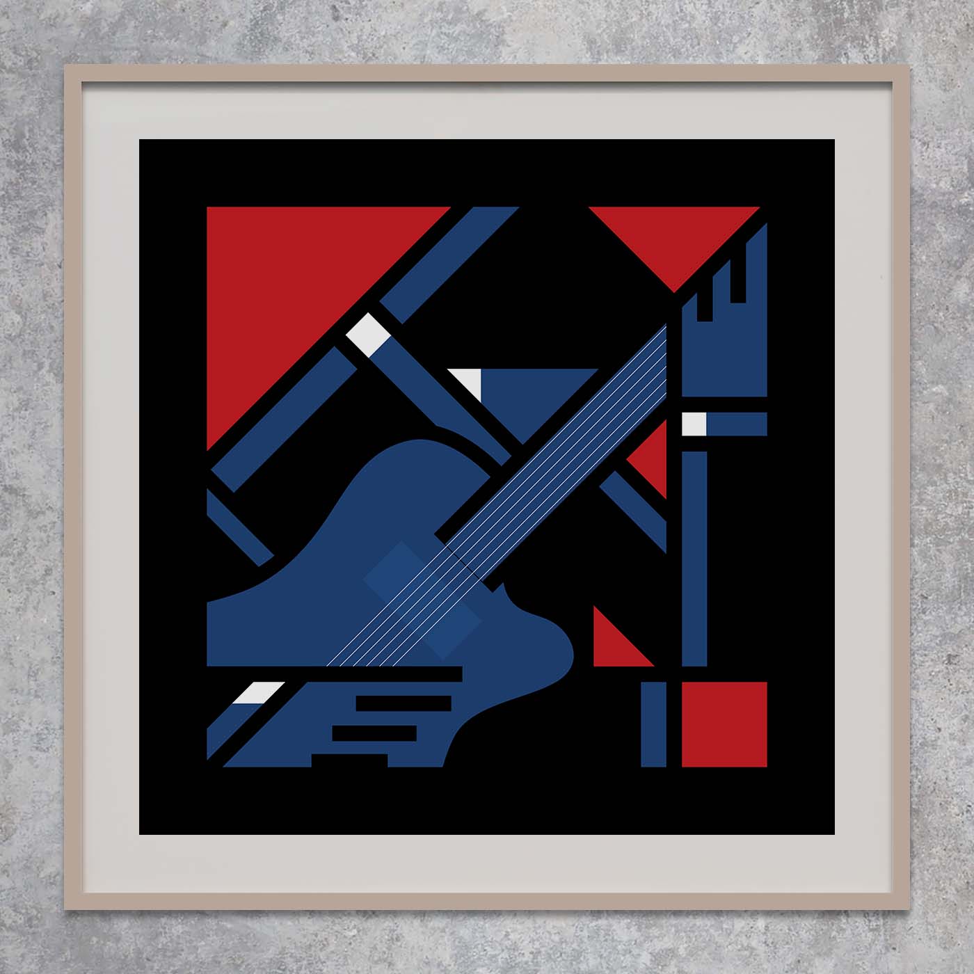 JAZZ GUITAR - Bob Kessel Limited Edition Print – Bob Kessel Art