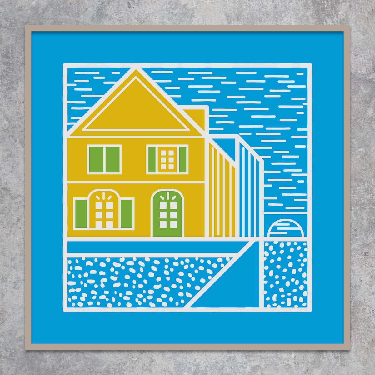 The Yellow House Painting the-yellow-house-painting